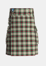 Utility_Hohenzollern_Tartan_7153_kilt_front_image_with_pleated_design_and_adjustable_buckles_for_men