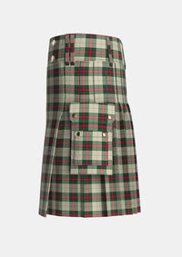 Utility_Hohenzollern_Tartan_7153_kilt_left_image_with_pleated_design_and_adjustable_buckles_for_men