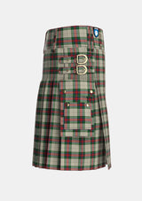 Utility_Hohenzollern_Tartan_7153_kilt_right_image_with_pleated_design_and_adjustable_buckles_for_men