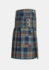 Utility_Holyrood_tartan_kilt_right_image_with_pleated_design_and_adjustable_buckles_for_men