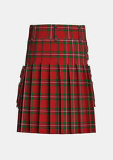 Utility_Howard_Vincent_Tartan_11067_kilt_back_image_with_pleated_design_and_adjustable_buckles_for_men