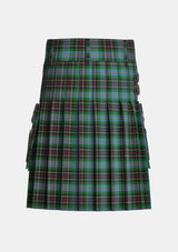 Utility_Hyslop_Hunting_Tartan_2137_kilt_back_image_with_pleated_design_and_adjustable_buckles_for_men
