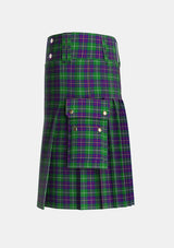 Utility_Inglis_2_Tartan_1798_kilt_left_image_with_pleated_design_and_adjustable_buckles_for_men
