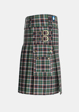 Utility_Innes_Dress_Tartan_360_kilt_right_image_with_pleated_design_and_adjustable_buckles_for_men