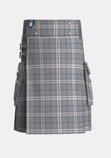 Utility_Inverarity_Morton_Tartan_14499_kilt_front_image_with_pleated_design_and_adjustable_buckles_for_men