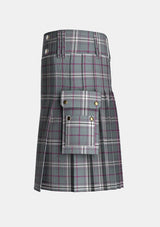 Utility_Inverarity_Morton_Tartan_14499_kilt_left_image_with_pleated_design_and_adjustable_buckles_for_men