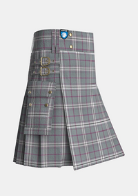 Utility_Inverarity_Morton_Tartan_14499_kilt_side_image_with_pleated_design_and_adjustable_buckles_for_men