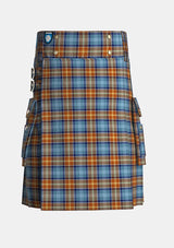 Utility_Isle_of_Jura_Tartan_11250_kilt_front_image_with_pleated_design_and_adjustable_buckles_for_men