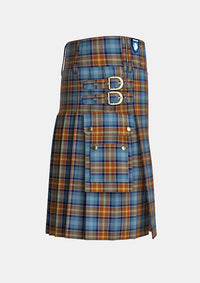 Utility_Isle_of_Jura_Tartan_11250_kilt_right_image_with_pleated_design_and_adjustable_buckles_for_men