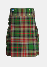 Utility_Johnson_J_M_Tartan_5286_kilt_front_image_with_pleated_design_and_adjustable_buckles_for_men
