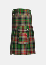 Utility_Johnson_J_M_Tartan_5286_kilt_left_image_with_pleated_design_and_adjustable_buckles_for_men
