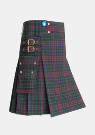 Utility_Jrgensen_of_Taasingee_Personal_Tartan_7214_kilt_side_image_with_pleated_design_and_adjustable_buckles_for_men