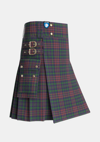 Utility_Jrgensen_of_Taasingee_Personal_Tartan_7214_kilt_side_image_with_pleated_design_and_adjustable_buckles_for_men