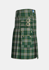 Utility_Kelso_Tartan_5325_kilt_right_image_with_pleated_design_and_adjustable_buckles_for_men