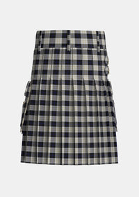 Utility_Kennison_Tartan_5336_kilt_back_image_with_pleated_design_and_adjustable_buckles_for_men