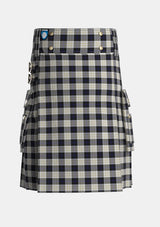 Utility_Kennison_Tartan_5336_kilt_front_image_with_pleated_design_and_adjustable_buckles_for_men