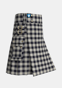 Utility_Kennison_Tartan_5336_kilt_side_image_with_pleated_design_and_adjustable_buckles_for_men