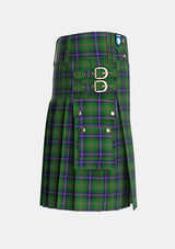 Utility_Kerby_Kirby_Tartan_4113_kilt_right_image_with_pleated_design_and_adjustable_buckles_for_men