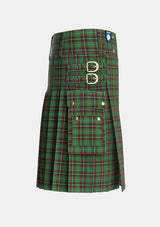 Utility_Kiernan_Tartan_1800_kilt_right_image_with_pleated_design_and_adjustable_buckles_for_men