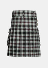 Utility_Kierson_Tartan_5346_kilt_back_image_with_pleated_design_and_adjustable_buckles_for_men