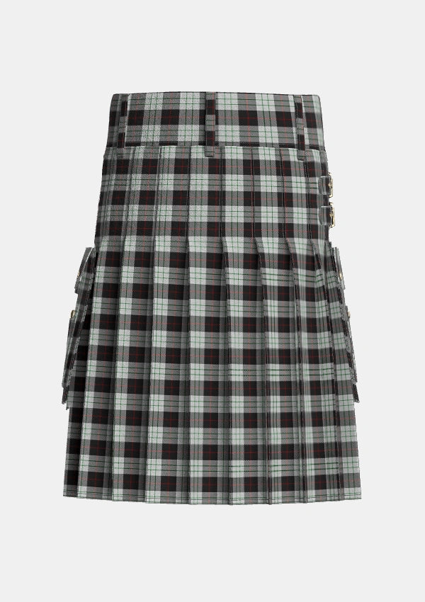 Utility_Kierson_Tartan_5346_kilt_back_image_with_pleated_design_and_adjustable_buckles_for_men