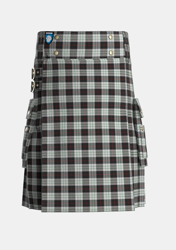 Utility_Kierson_Tartan_5346_kilt_front_image_with_pleated_design_and_adjustable_buckles_for_men