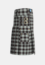 Utility_Kierson_Tartan_5346_kilt_right_image_with_pleated_design_and_adjustable_buckles_for_men