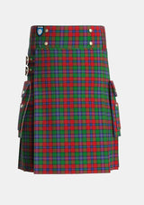 Utility_Kilgour_Symmetrical_Tartan_5348_kilt_front_image_with_pleated_design_and_adjustable_buckles_for_men