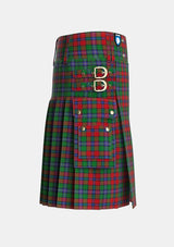 Utility_Kilgour_Symmetrical_Tartan_5348_kilt_right_image_with_pleated_design_and_adjustable_buckles_for_men