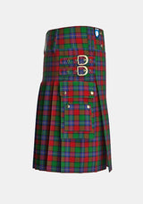 Utility_Kilgour_tartan_1979_kilt_right_image_with_pleated_design_and_adjustable_buckles_for_men