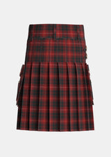 Utility_Killin_Tartan_4042_kilt_back_image_with_pleated_design_and_adjustable_buckles_for_men