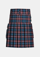 Utility_King_Alastair_Tartan_14537_kilt_back_image_with_pleated_design_and_adjustable_buckles_for_men