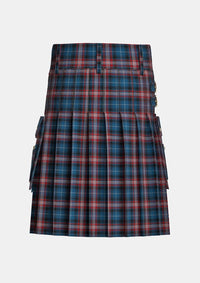 Utility_King_Alastair_Tartan_14537_kilt_back_image_with_pleated_design_and_adjustable_buckles_for_men