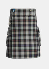 Utility_Kinnieson_Personal_Tartan_1994_kilt_front_image_with_pleated_design_and_adjustable_buckles_for_men