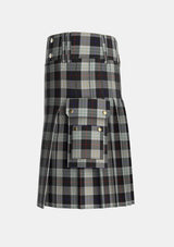 Utility_Kinnieson_Personal_Tartan_1994_kilt_left_image_with_pleated_design_and_adjustable_buckles_for_men