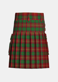 Utility_Krik_Tartan_4229_kilt_back_image_with_pleated_design_and_adjustable_buckles_for_men