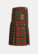 Utility_Krik_Tartan_4229_kilt_right_image_with_pleated_design_and_adjustable_buckles_for_men