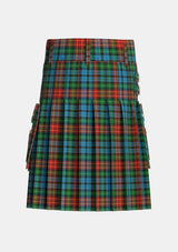 Utility_Langston_Personal_Tartan_4214_kilt_back_image_with_pleated_design_and_adjustable_buckles_for_men