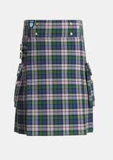 Utility_Lauder_Dress_Tartan_1435_kilt_front_image_with_pleated_design_and_adjustable_buckles_for_men