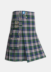 Utility_Lauder_Dress_Tartan_1435_kilt_side_image_with_pleated_design_and_adjustable_buckles_for_men