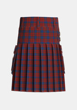 Utility_Lawlis_Lawless_Tartan_5399_kilt_back_image_with_pleated_design_and_adjustable_buckles_for_men