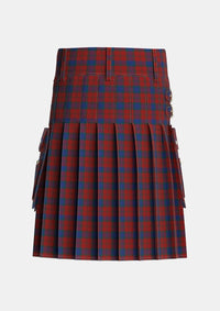 Utility_Lawlis_Lawless_Tartan_5399_kilt_back_image_with_pleated_design_and_adjustable_buckles_for_men