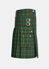Utility_Lawson_William_Tartan_3285_kilt_right_image_with_pleated_design_and_adjustable_buckles_for_men