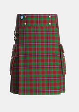 Utility_Leach_1995_Tartan_2356_kilt_front_image_with_pleated_design_and_adjustable_buckles_for_men