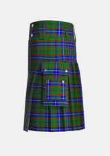Utility_Lee_Tartan_5407_kilt_left_image_with_pleated_design_and_adjustable_buckles_for_men