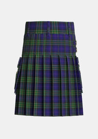 Utility_Leung_Personal_Tartan_2984_kilt_back_image_with_pleated_design_and_adjustable_buckles_for_men