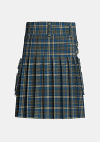 Utility_Liberton_Tartan_6993_kilt_back_image_with_pleated_design_and_adjustable_buckles_for_men
