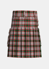 Utility_Lindsay_Dress_Red_Tartan_992_kilt_back_image_with_pleated_design_and_adjustable_buckles_for_men