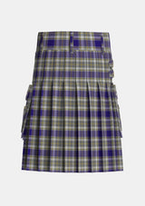 Utility_Livingstone_Dress_Tartan_650_kilt_back_image_with_pleated_design_and_adjustable_buckles_for_men