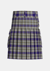 Utility_Livingstone_Dress_Tartan_650_kilt_back_image_with_pleated_design_and_adjustable_buckles_for_men